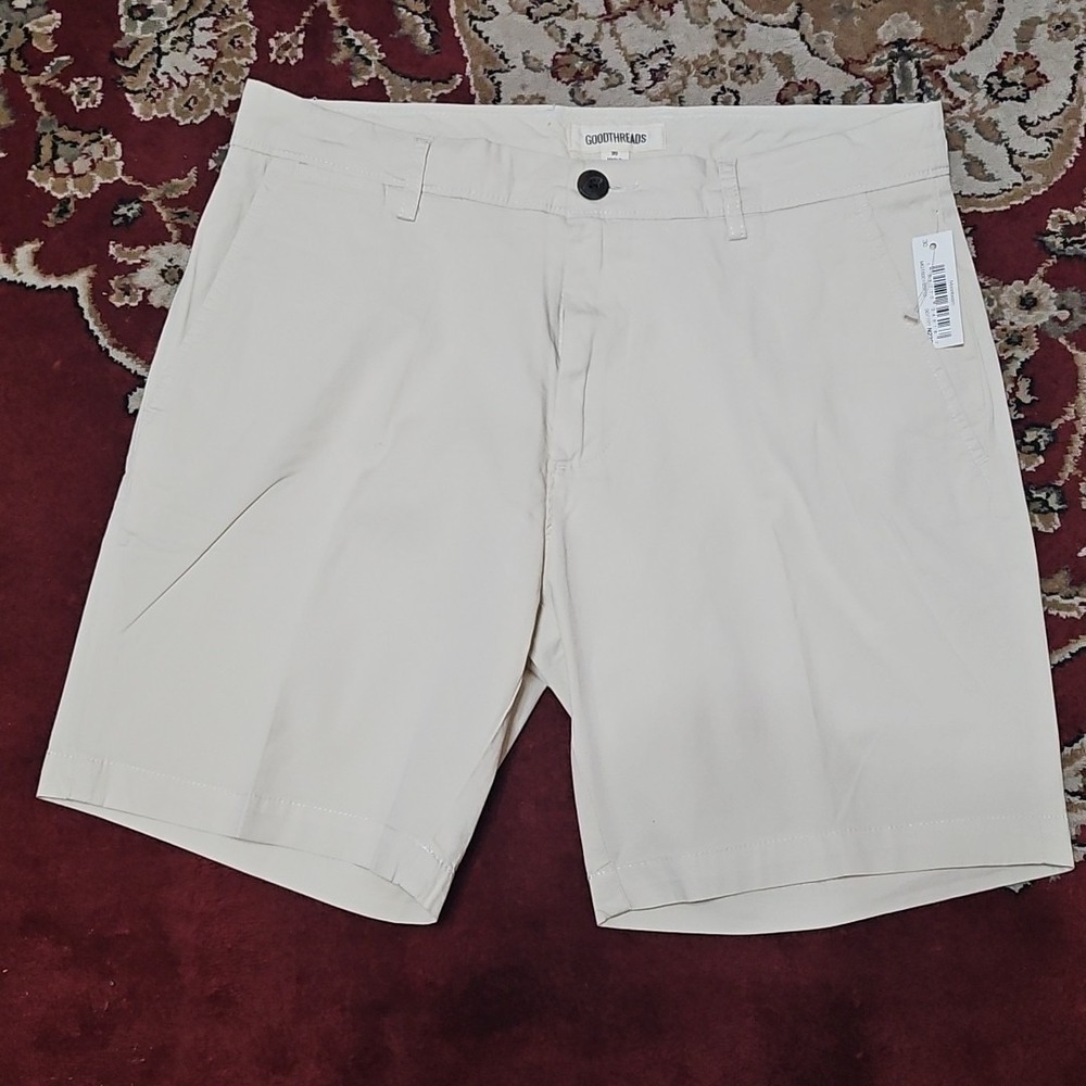 Goodthreads Shorts Mens Size 30 Tan Khaki Bermuda Stretchable Walking Casual